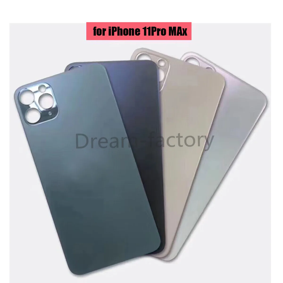500 шт. Задняя стеклянная крышка аккумулятора задняя корпуса для iPhone 11 Pro Max
