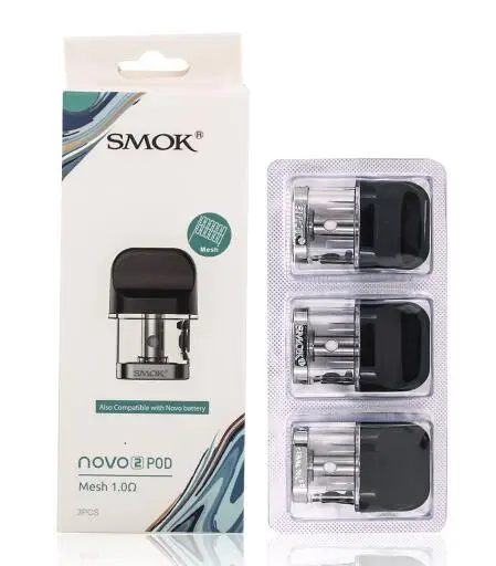 SMOK Novo 2 комплект 800 мАч батарея электронная сигарета вейп мини Vape с картриджем Pod катушки атомайзер S NORD PRM40 - Цвет: Novo 2 Pod 1.0ohm