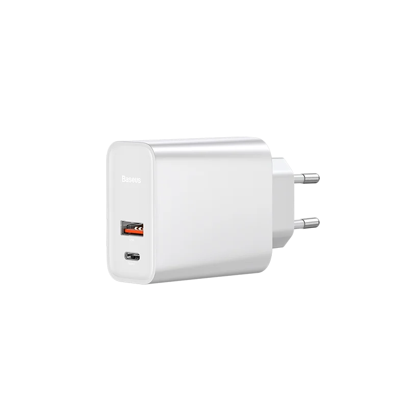 Baseus 30 Вт Быстрая зарядка 4,0 3,0 Мульти USB зарядное устройство для iPhone 11 Pro Max iPad Macbook SCP QC4.0 QC3.0 QC type C PD быстрое зарядное устройство - Тип штекера: USB TYPE-C BLACK