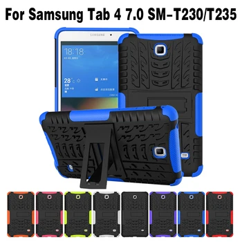 

For Samsung Galaxy Tab 4 7.0 SM-T230 T235 T231 case TPU+PC Plastic Hybrid Heavy Duty Armor Case Hard Shock Proof Back Cover