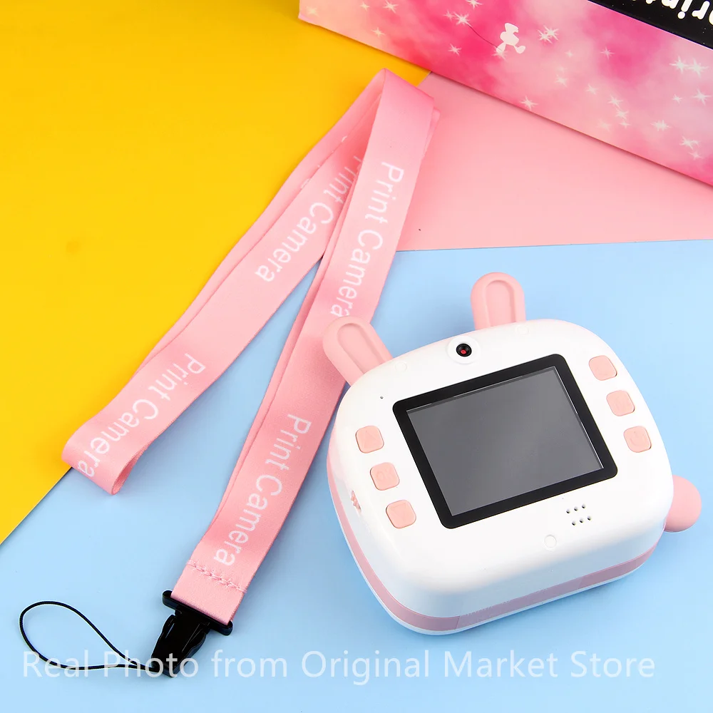 underwater digital cameras Portable Mini Wifi Children Camera Instant Print Camera For Kids 1080 HD Camera With Thermal Photo Paper Cartoon DIY Toys Gifts small digital camera