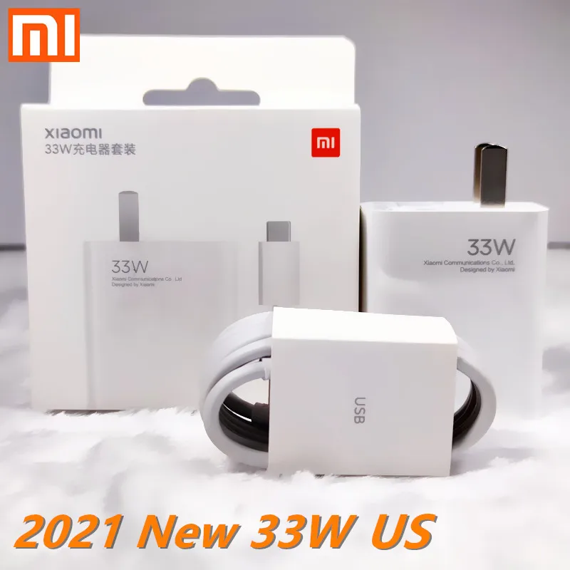 usb c 20w xiaomi POCO X3 pro charger 33W EU fast turbo charge Type C cable For Redmi note 9 pro 10 pro Mi 9 10 K30 K40 poco X3 F3 F2 65w usb c charger Chargers