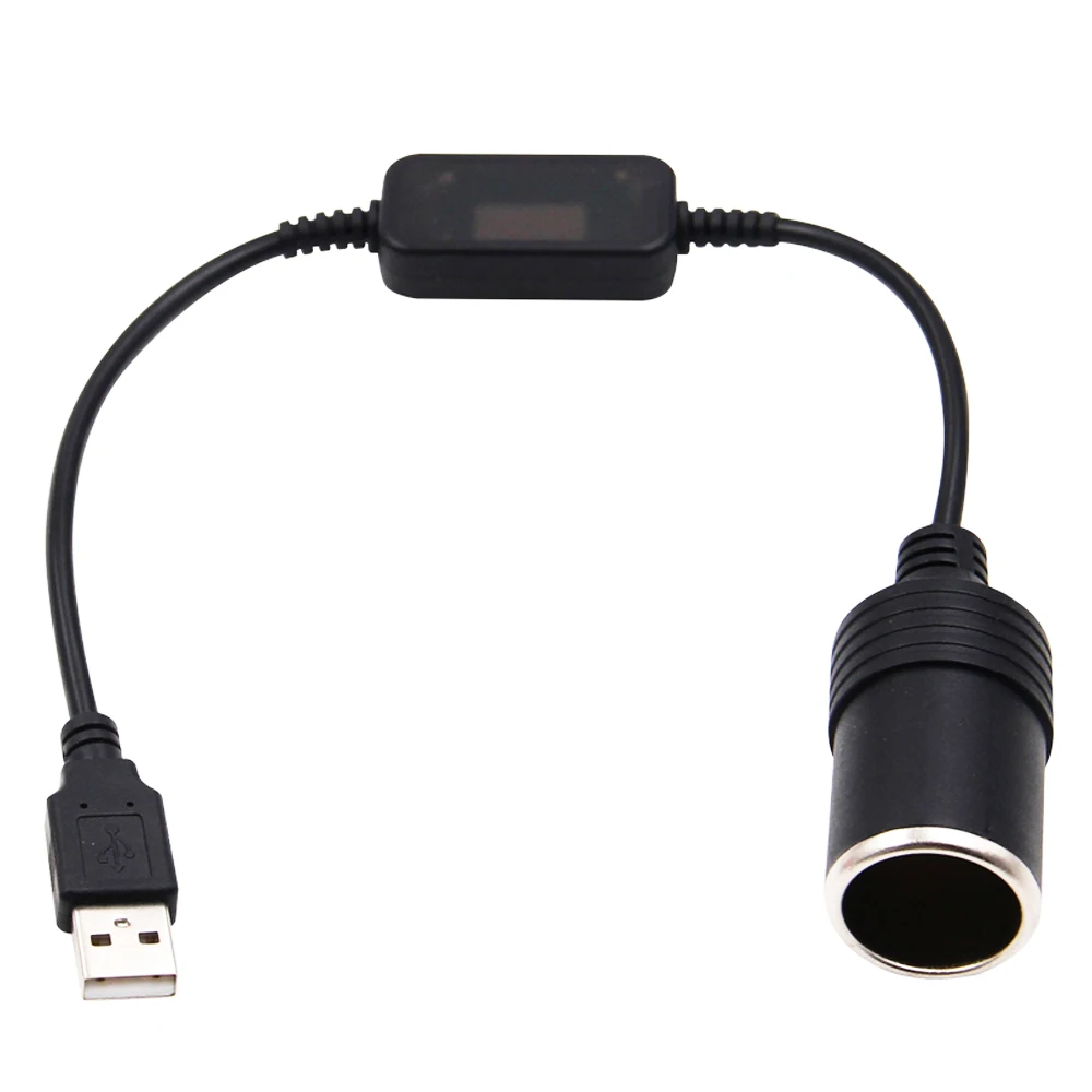 

Розетка для автомобильного прикуривателя разъем адаптер USB 5 В в 12 В конвертер адаптер проводной контроллер авто аксессуары для интерьера