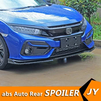 

For Honda Civic Hatchback Body kit spoiler 2020-2021 Civic RXK ABS Rear lip rear spoiler front Bumper Diffuser Bumpers Protector