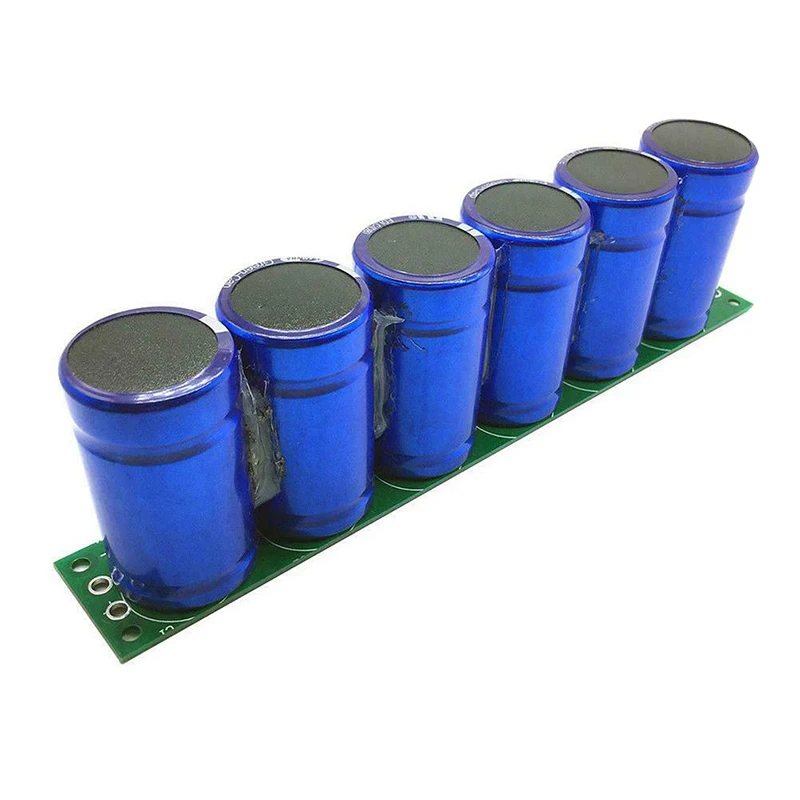

1Set/6Pcs Farad Capacitor 2.7V 500F Super Capacitor with Protection Board ING-SHIPPING