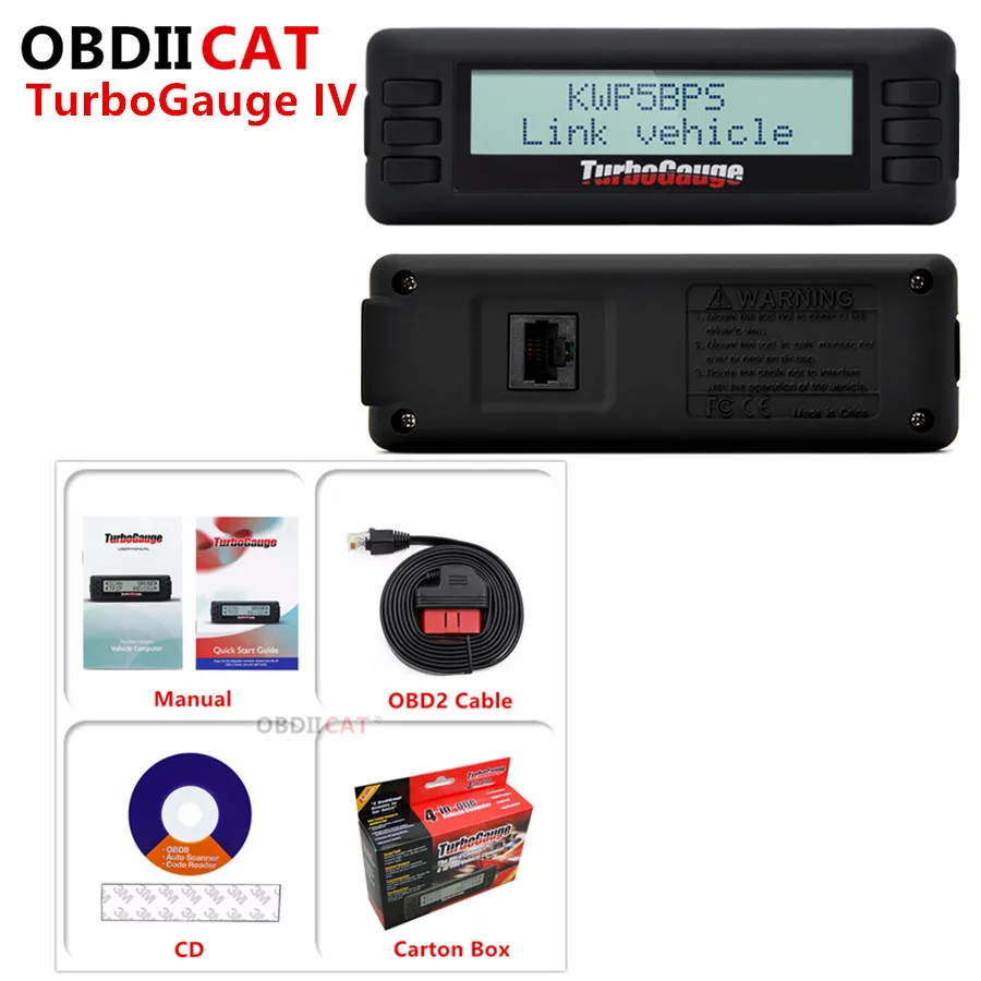 OBDIICAT TurboGauge IV 4 in 1 Vehicle Computer OBDII/EOBD car trip computer / Digital Gauges/ scan gauge/ tool | Автомобили и