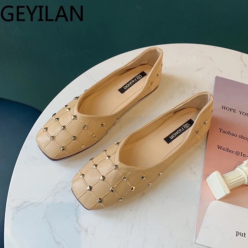 

Womens Stretch Leather Mixed Color Moccasins Breathable Spring Cozy Work Shoes Fashion Ladies Flats Light Driving Loafers U19-31