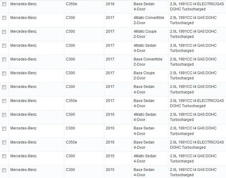1 комплект для Mercedes-Benz C300- C400 задние тормозные колодки 0084201320 0084201420