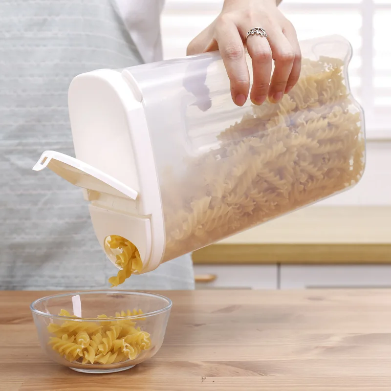 

Refrigerator Transparent Food Storage Box Plastic Fresh-keeping Container Household Grains Grains Jar Sealed Jar Storage Storage