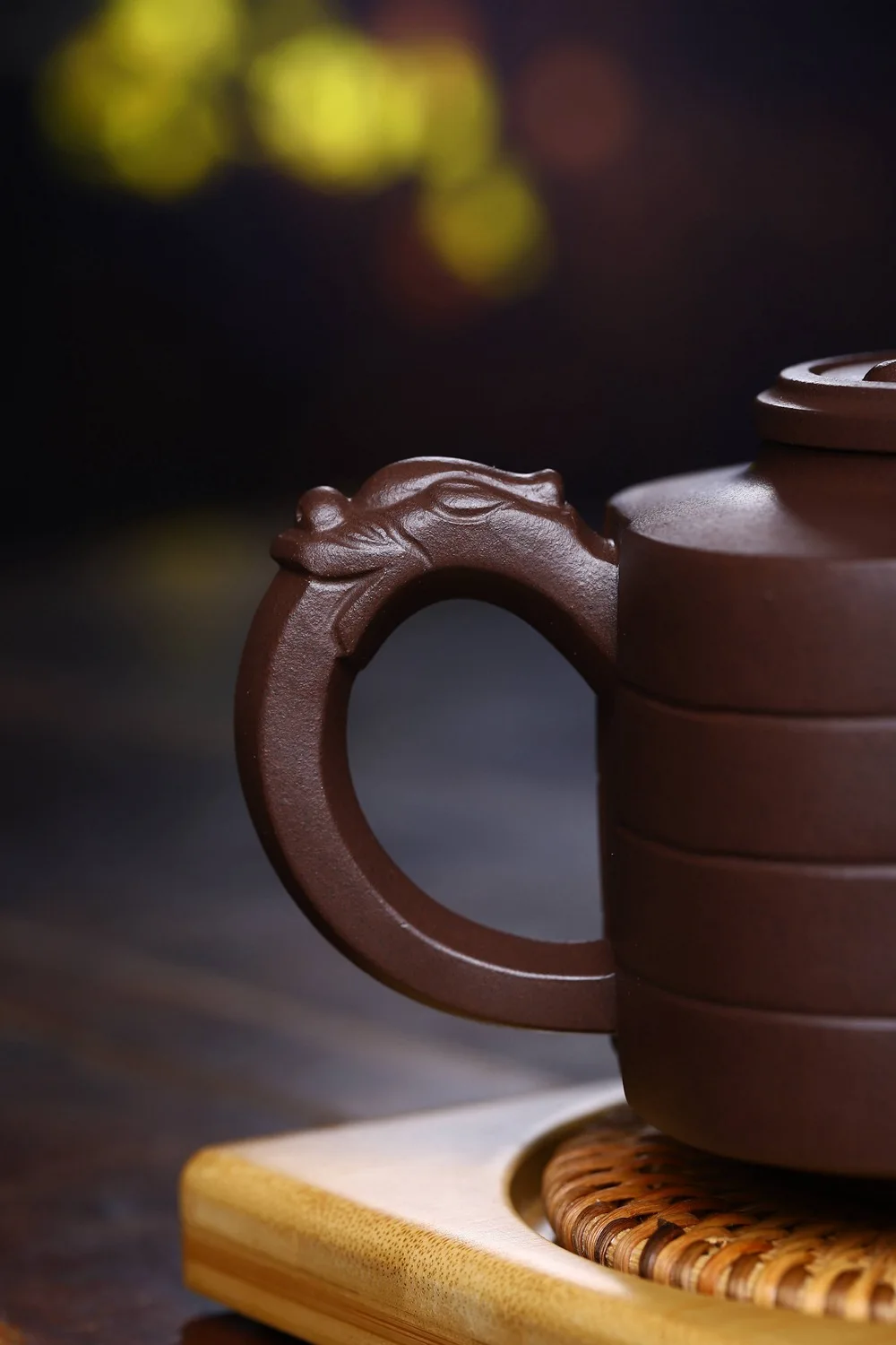 Yixing Clay Teapot Masters Entirely Handmade chu han dynasty feng yunzi Clay Tea Set Raw Ore Purple Clay 500cc square pot Large