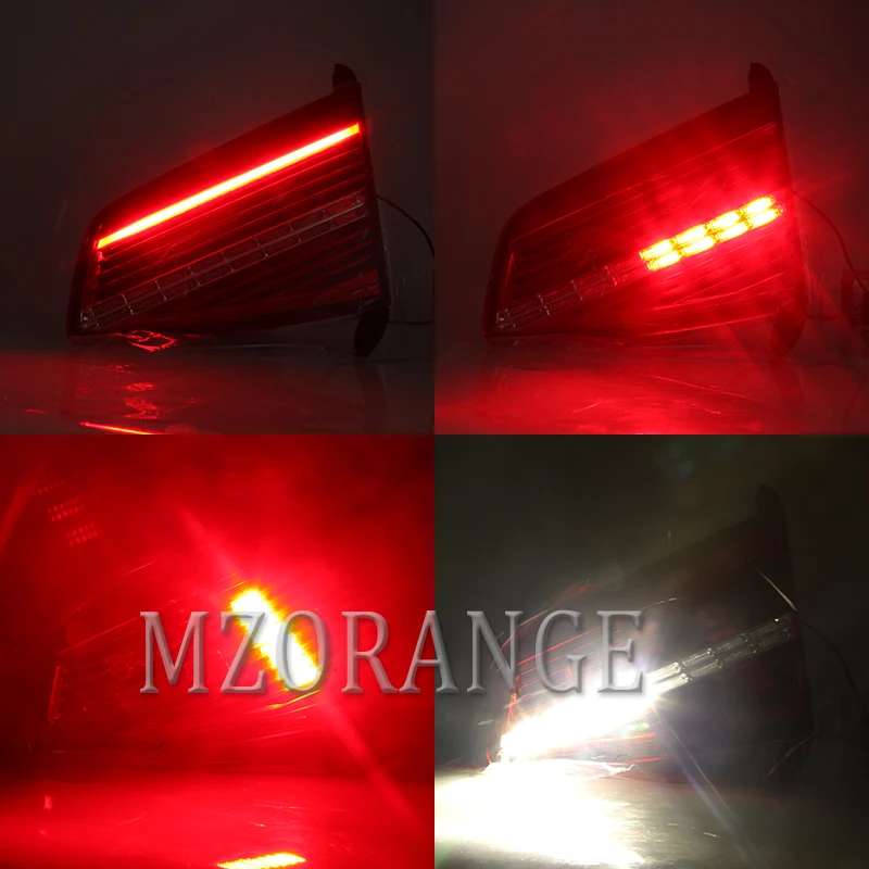 MZORANGE красный цвет внутри задний фонарь для Volkswagen Magotan год светодиодный задний фонарь