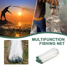 Rede de pesca de três camadas de flutuador net isca rede de pesca engrenagem de malha design de cobre primavera shoal net equipamento de pesca suprimentos de pesca