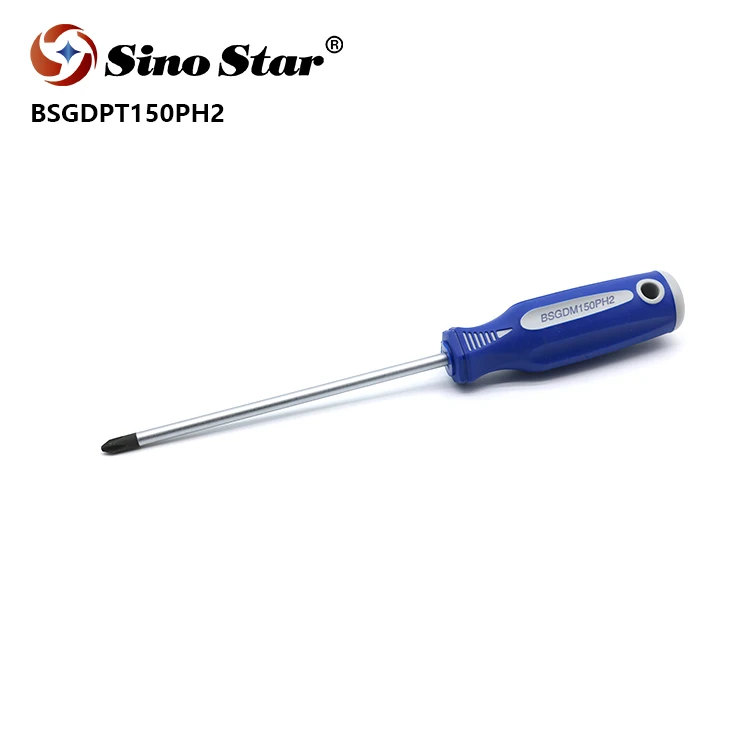 Snap on/ Blue Point BSGDPT150PH2 phillips screwdriver for cross point plastic handle with through tang 2* 150mm