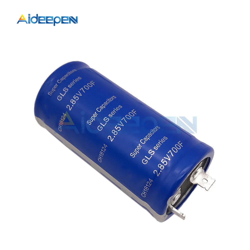 Сверх яркий конденсатор 2,85 V 700F 35*72mm высокочастотный низкий ESR плоские ноги 2.85V700F одиночный супер конденсатор для автомобиля 72x35mm