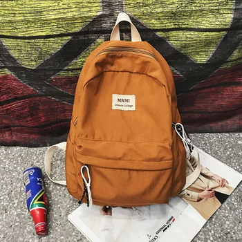 

2020 New Woman Canvas Backpack Fashion Leisure Backpack School Bags for Teenager Girls BOY Student Schoolbag Mochilas Satchel