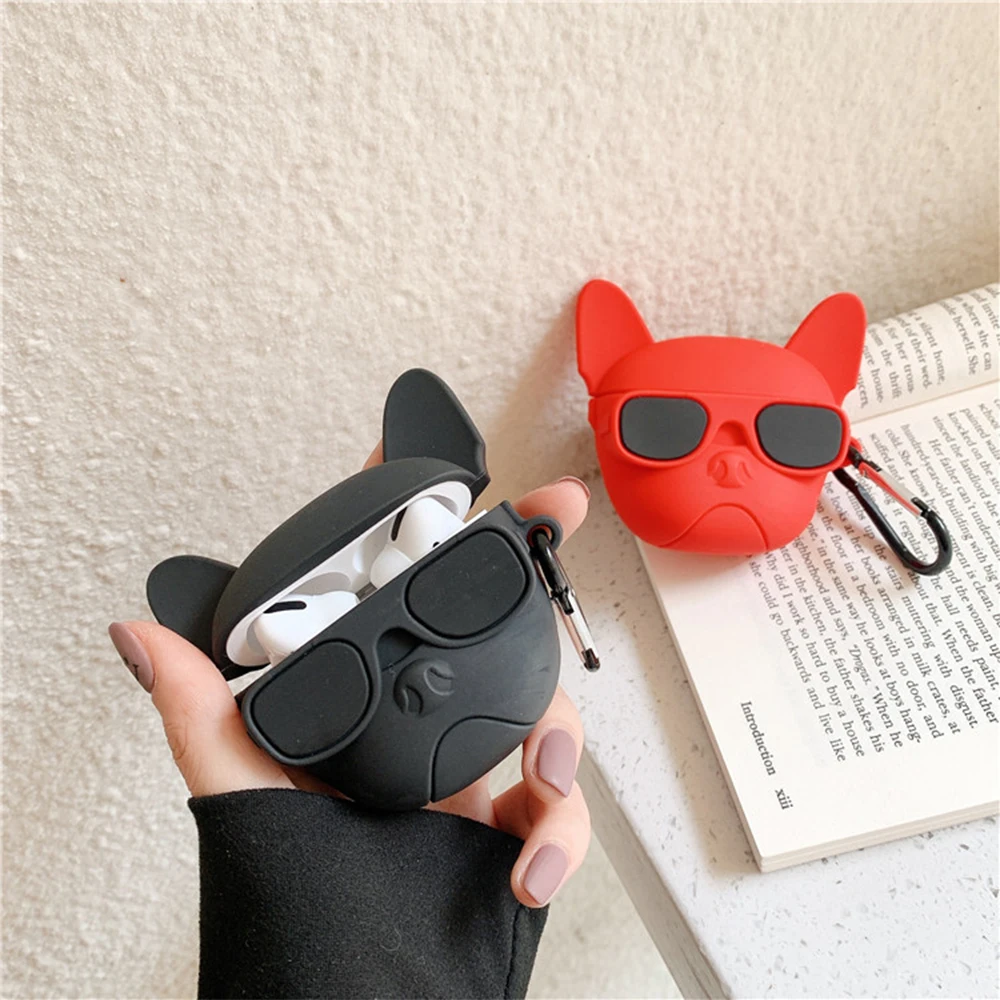 Чехол с милой собакой для Apple Airpods Pro чехол беспроводной Bluetooth забавный Kabimon Airpod 3