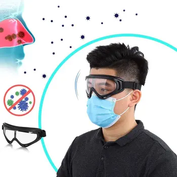 

Universal Safety glasses Protective Glasses Dust-Proof Transparent Windproof Totally Closed Goggles Eye Protection Lens Goggle