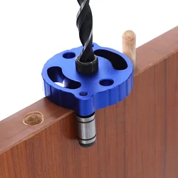 Gabarit de perçage Vertical de poche pour le travail du bois, gabarit de perçage Vertical, localisateur de centrage, gabarit de perforateur Portable en alliage d'aluminium 