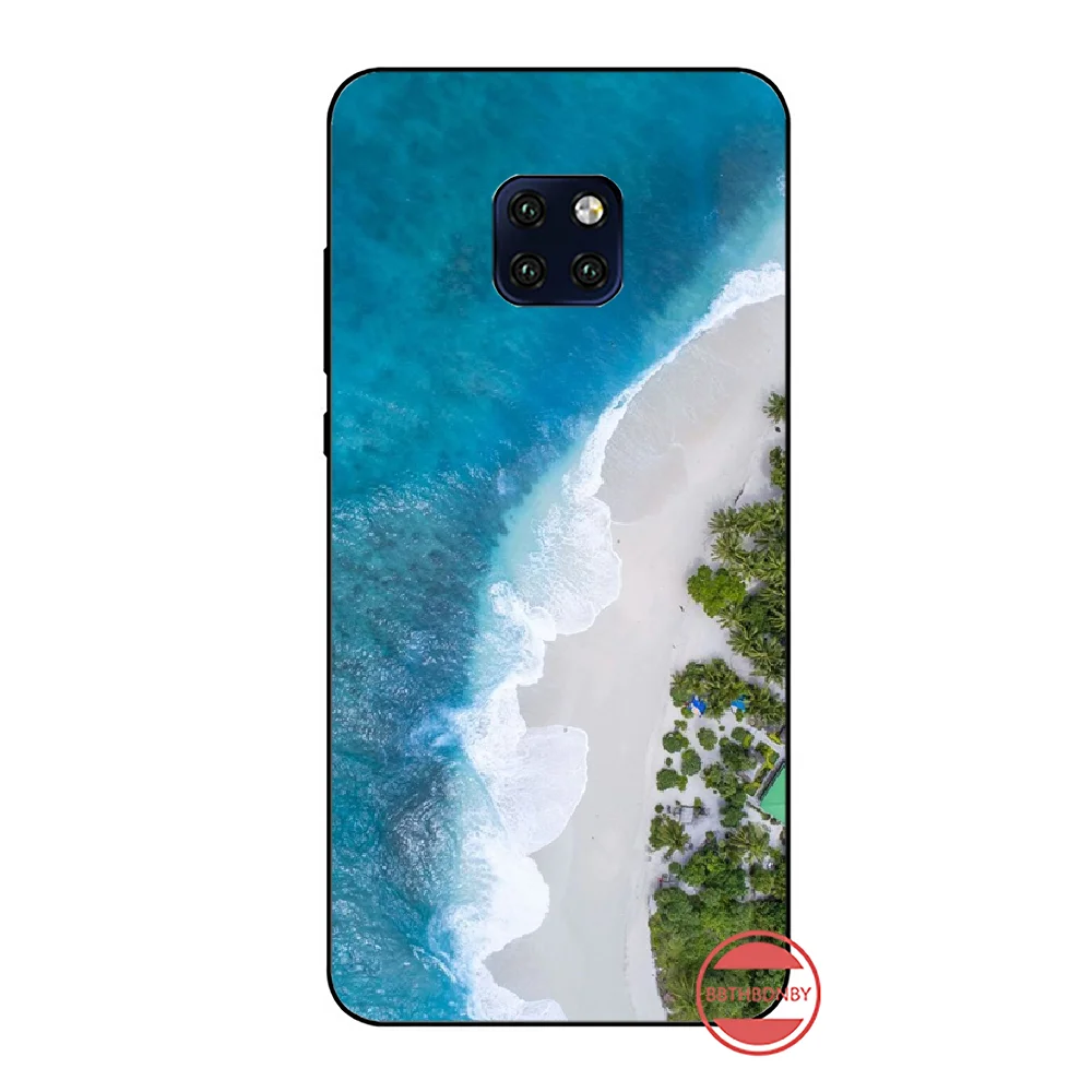 island sea  Beach spray ocean   Phone Case  Shell For Huawei Mate 9 10 20 Pro lite 20x nova 3e P10 plus P20 Pro Honor10 lite phone case for huawei Cases For Huawei