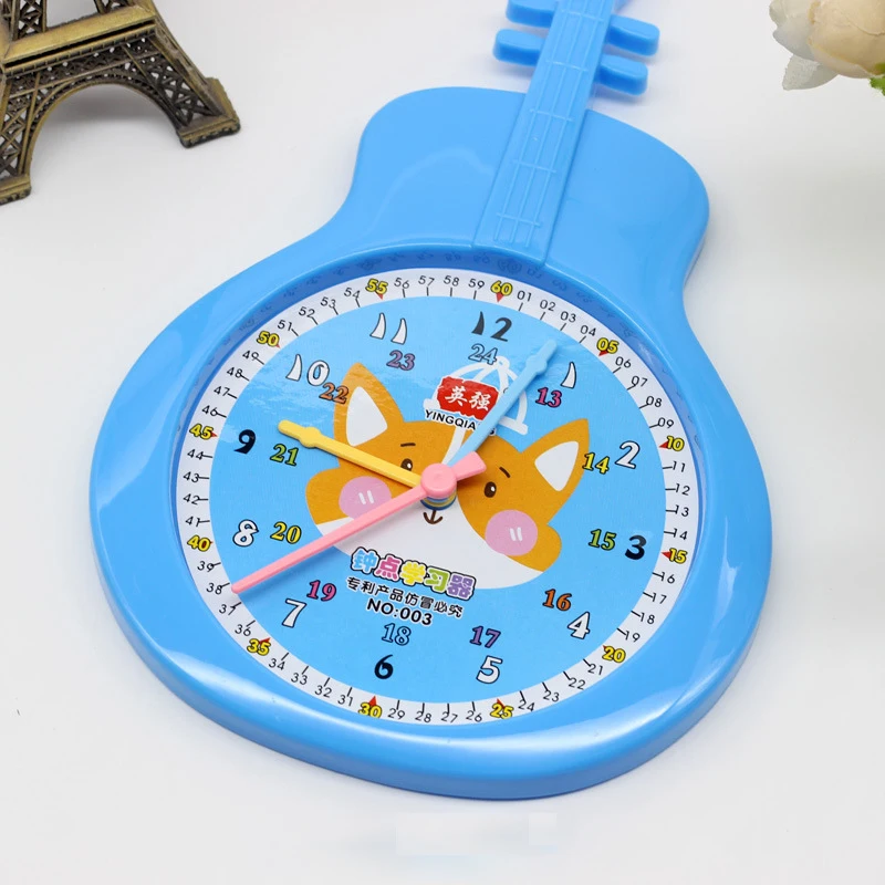 Fashion Kids Music Toys Learn To Tell Time Clock Model Teaching Kids Baby Early Learning Intelligence Toys Gifts For Children