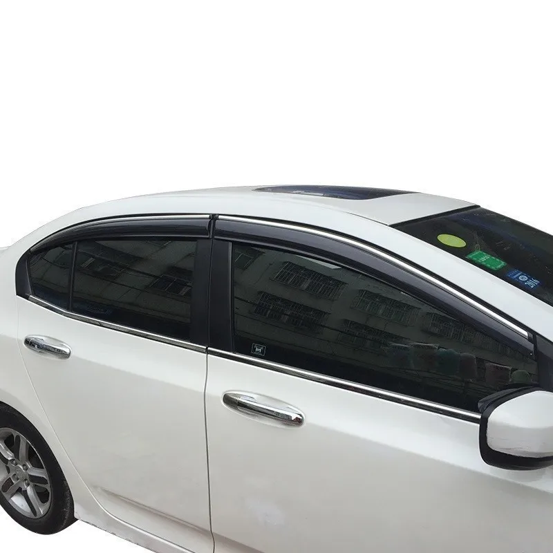 Молдинги для стайлинга автомобиля от дождя защита окон козырек Honda Accord URV Vezel HR V CRV