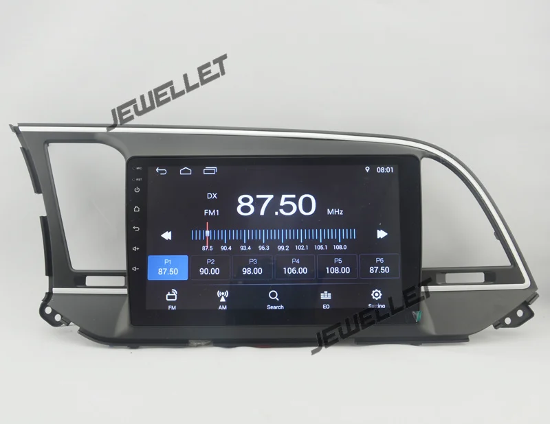 Cheap 10.1" Quad-core  Android 8.1 Car GPS radio Navigation for Hyundai Elantra Avante 2017 with 4G/Wifi DVR mirror link 5