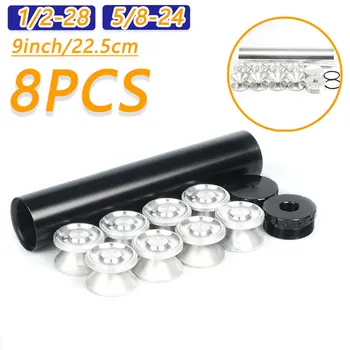 

COOYIDOM Car 5/8 - 24 1/2 - 28 Fuel Filter + 8 Pcs D Cell Storage Cups Aluminum For NaPa 4003 WIX 24003 Solvent Only For Car