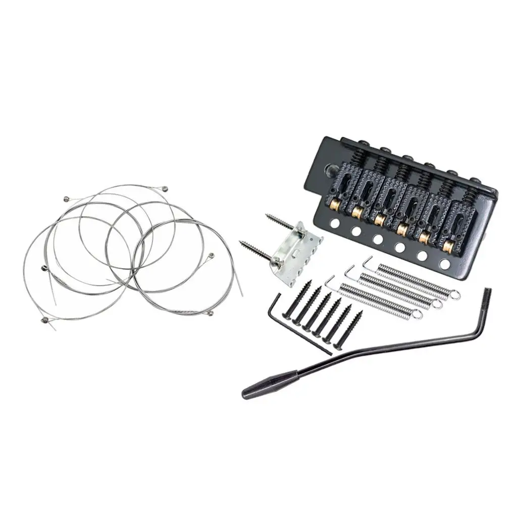 6 струнная электрогитара Tremolo Trem Bridge system+ набор струн для гитара Stratocaster