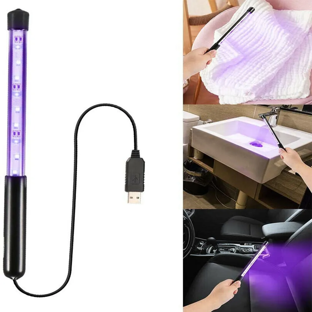 3W LED Germicidal Ultraviolet Lamp UV Light Bar Sterilamp Fresh Air for