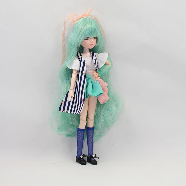 Кукла в стиле аниме 1/6 BJD 30, шарнирная кукла с платьем, подарок для девочки, 27 см, принцесса