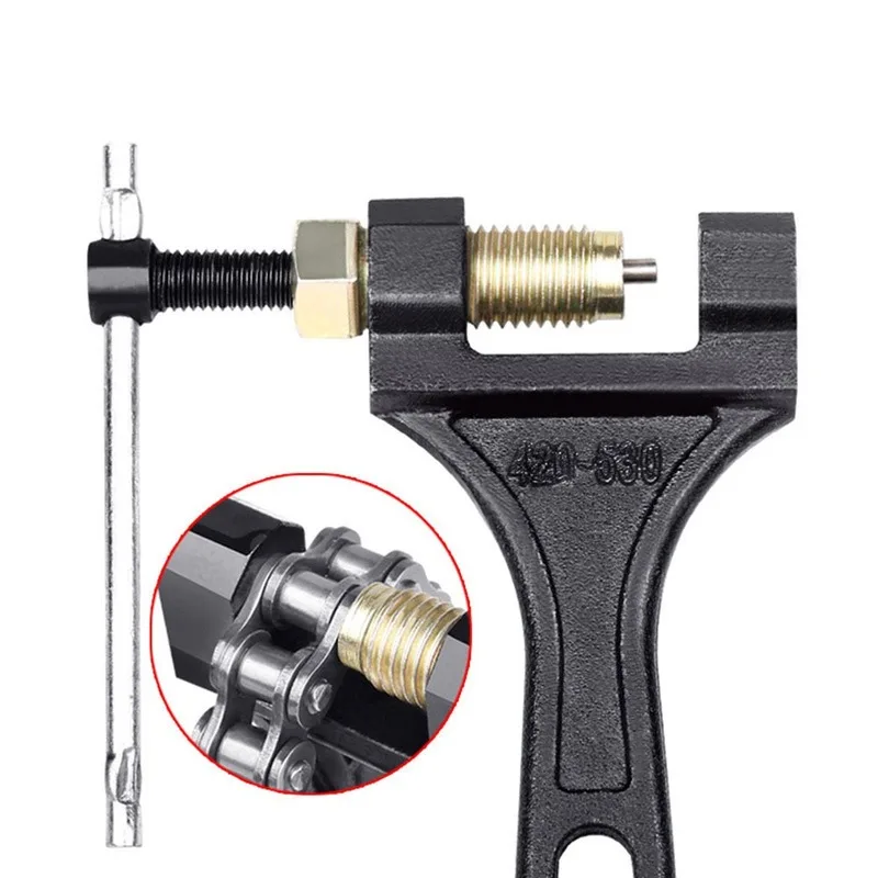 

Universal 420-530 Chain Breaker Splitter Cutter Link Tool, Chain Breaker Link Splitter Pin Remover for Motorcycle, Bike, ATV