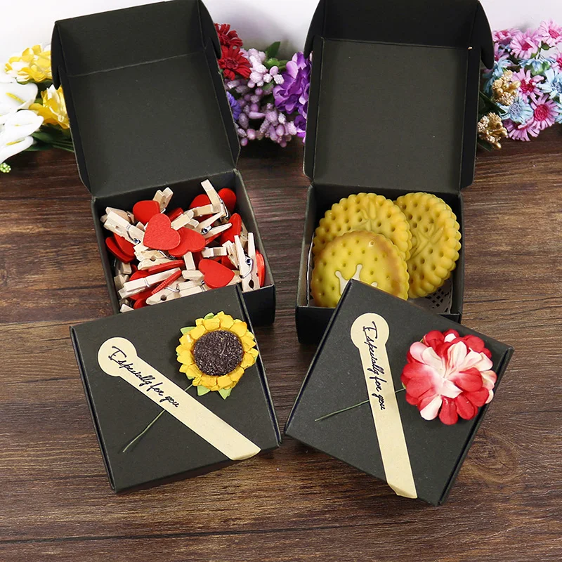 5 комплектов подарочных коробок из крафт бумаги коробка для упаковки мыла ручной