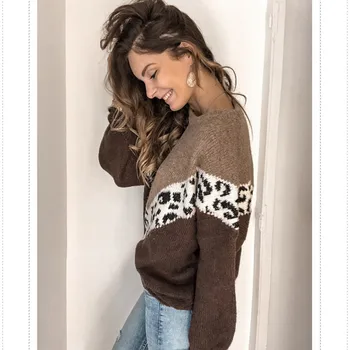 

Winter Womens Sweater Long Sleeve Striped Knitted Sweater Jumper Loose Batwing Sleeve Crew Neck Knitwear Winter Outwear Tops Hot