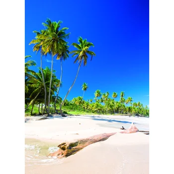 

Vinyl Custom Photography Backdrops Prop Beach Sea Theme Photography Background THH20721