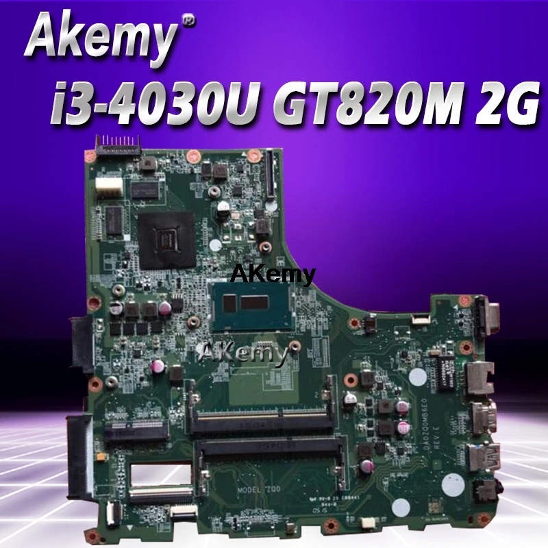 

for ACER E5-471 E5-471G V3-472 V3-472P Laptop motherboard DA0ZQ0MB6E0 with i3-4030U GT820M 2G 100% test work