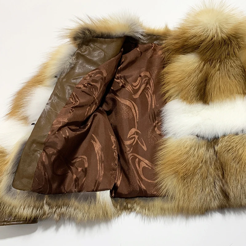 Роскошная короткая стильная шуба из натурального меха лисы Рекс с белым лисьим мехом, куртка из натурального меха с манжетами из натуральной кожи, зимняя верхняя одежда из натурального меха rf2019