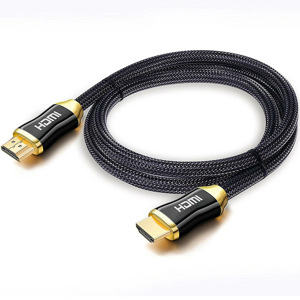 5 м 10 М Премиум 4 к HDMI кабель 2,0 высокоскоростной позолоченный плетеный провод 3D HD ТВ кабель для hd-тв ЖК экрана проектор для ноутбука компьютер