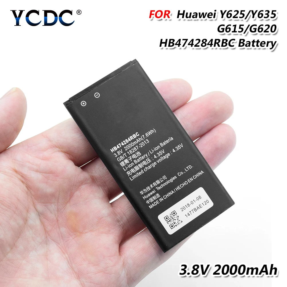 Новая литий ионная аккумуляторная батарея YCDC HB474284RBC для Huawei Ascend Y550 Y560 Y625 Y635 G521 G620 Y5