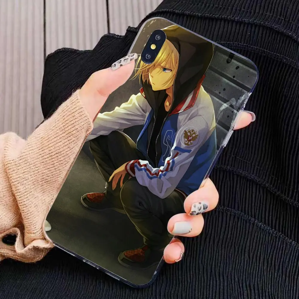 Мягкая сумка-чехол с рисунком из мультфильма Yuri On Ice Victor Nikiforov для Samsung Galaxy J1 J2 J3 J4 J5