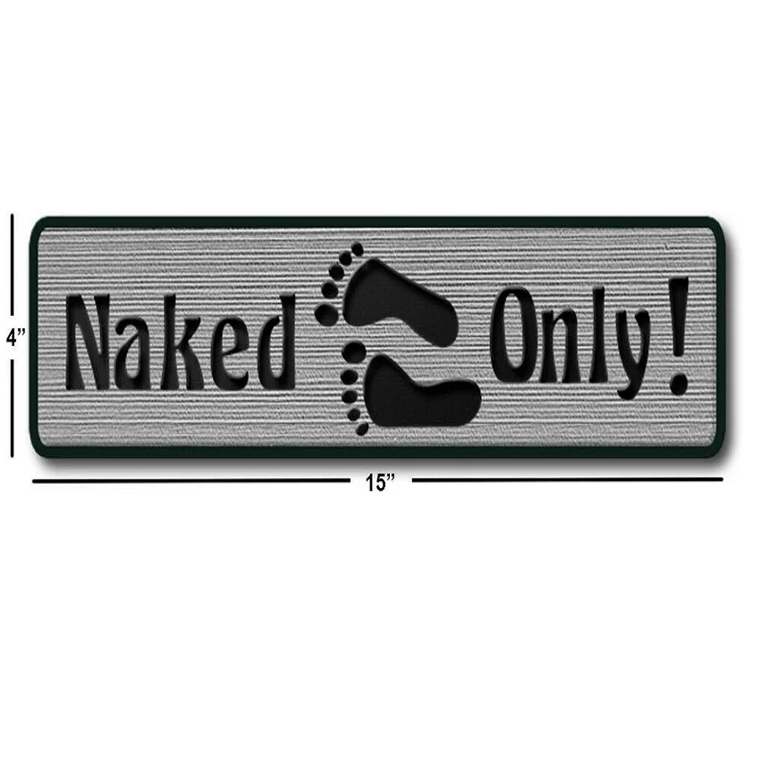 Boot Eva Stap Pad Non Slip Stick Op 15*4 Inch Naakt Voeten Lange Grey