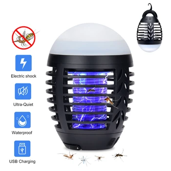 

USB Charging Anti Mosquito Summer Camping Mosquito Killer Lamp Home Outdoor Electric Waterproof Mosquito Killer Trap Lantern