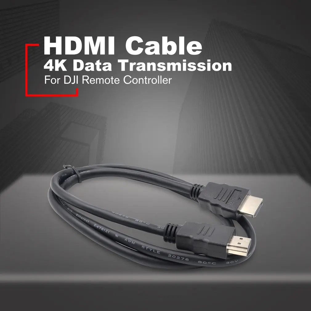 Мини HDMI кабель для DJI Дрон пульт дистанционного управления с экраном 4K передача данных в режиме реального времени высокоскоростной конвертер адаптер к телевизору