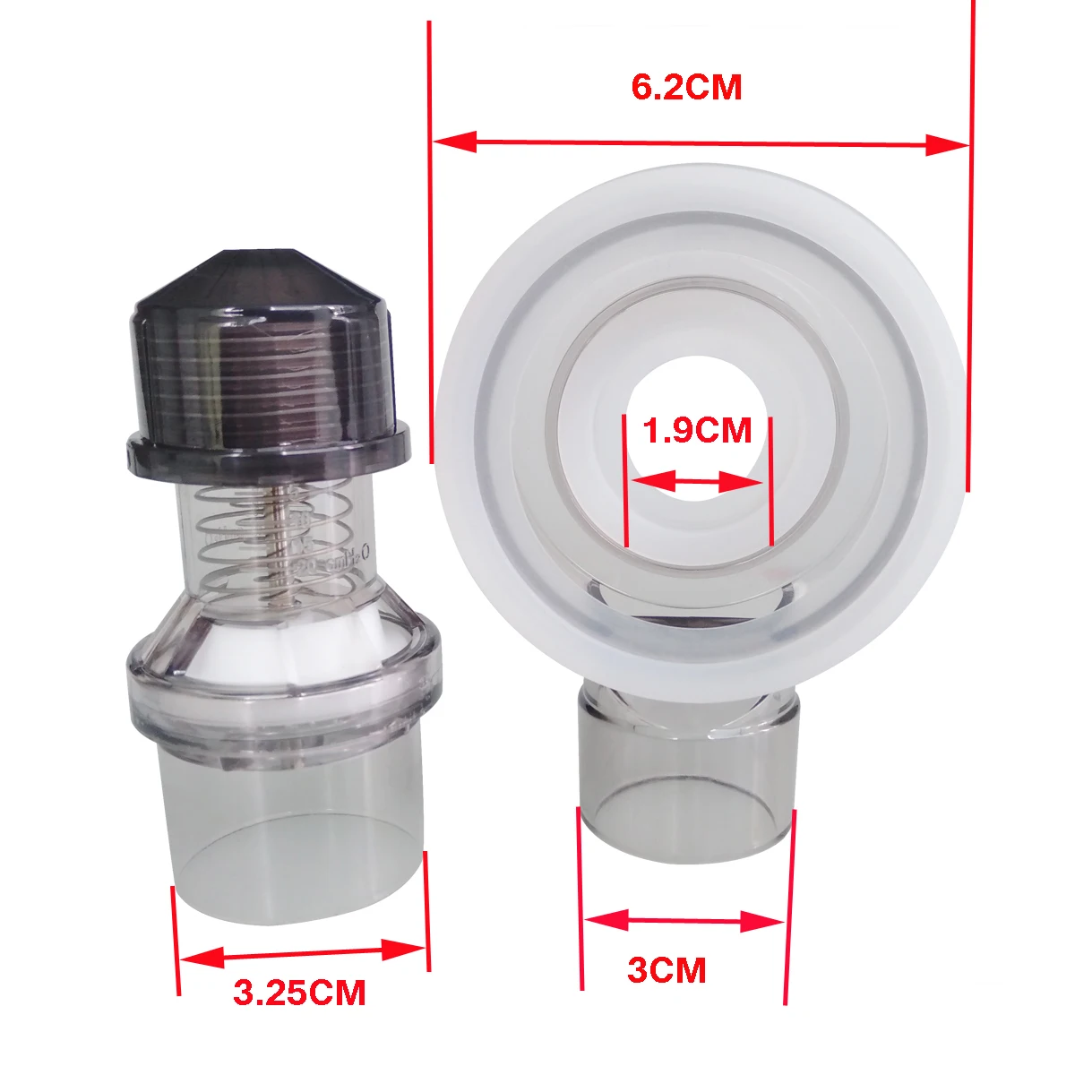 Resuscitation Balloon Peep valve diverter Resuscitation Balloon Positive Pressure Valve&Resuscitation Balloon PEEP Valve 3