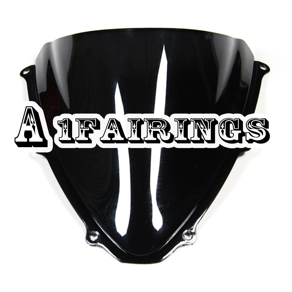 Пластик ABS Мотоциклы ветровое стекло для Suzuki GSXR600 GSXR750 K6 2006 2007 06 07 двойной пузырь Sportbike ветровые стекла