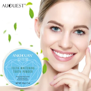 

AuQuest Shining Teeth Whitening Powder Dazzle White Teeth Clean Oral Hygiene Remove Stain Tooth Care
