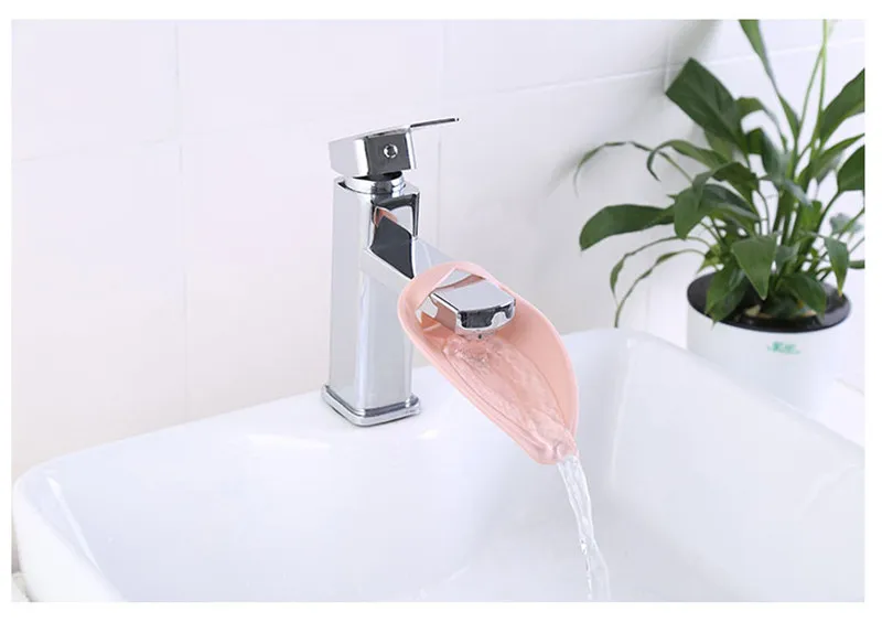 Silicone Faucet Extender Toddler Kids Water Reach Faucet Rubber Hand Washing Bathroom Accessorie Kitchen Save Water Faucet Tools