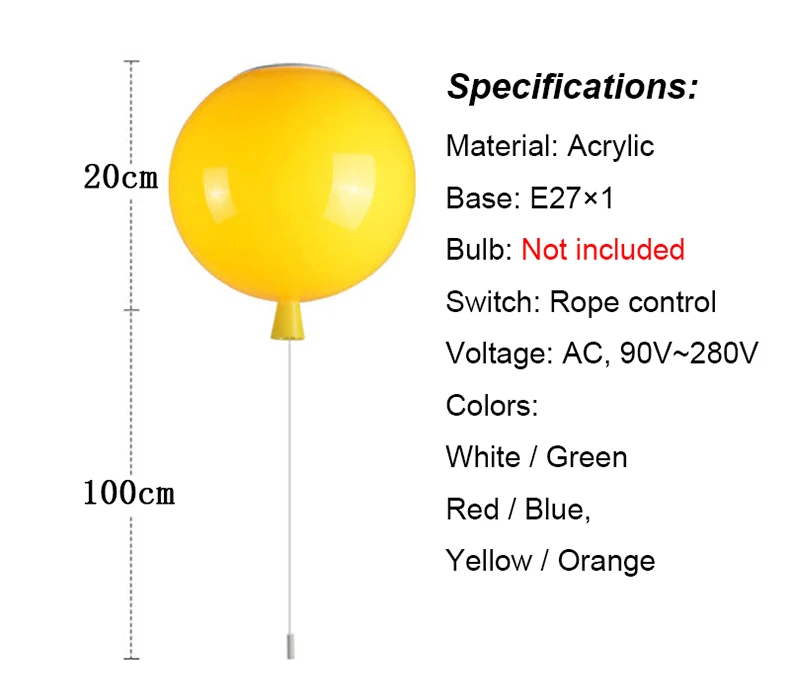 Современный подвесной светильник s скандинавский подвесной светильник воздушный шар подвесной светильник для детской комнаты светильник для вечеринки подарок на день рождения мультфильм