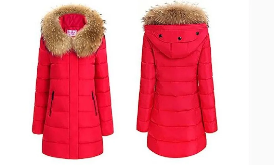 Модная зимняя женская куртка, новинка abrigos mujer invierno, большие размеры, зимнее пальто для женщин, большой меховой воротник, толстый хлопок