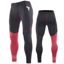 High Quality GYM Compression Pants Men Running Tights Quick-drying Skinny Trouser GYM Fitness Sport Leggings Yoga Men Sportswear