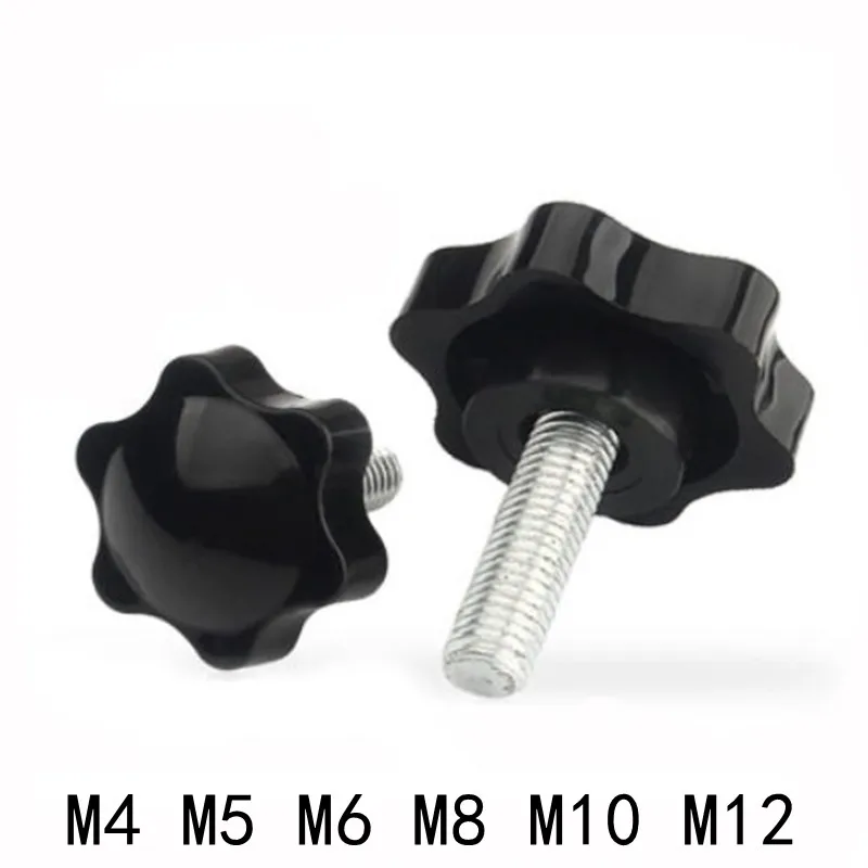 1pc5pcs Knob Screw M3 M4 M5 M6 M8 M10 M12 Bakelite Hand Tighten Screw